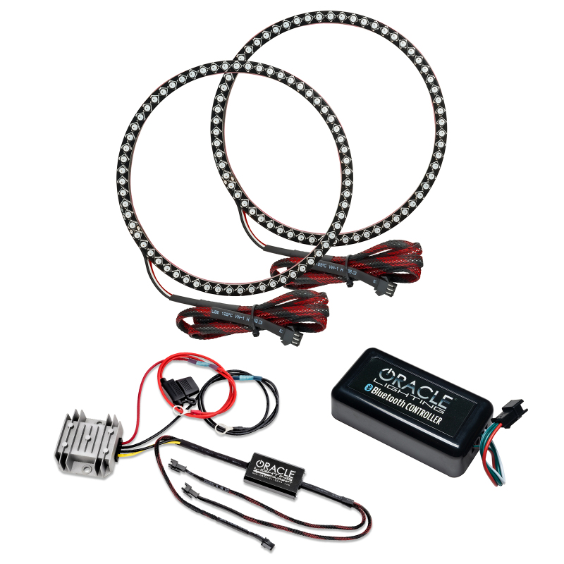 Hummer H2 Headlight Halo Kit - ORACLE Lighting - Dynamic ColorSHIFT - `03-`10 Hummer H2 Headlight Halo Kit - ORACLE Lighting - Dynamic ColorSHIFT - `03-`10